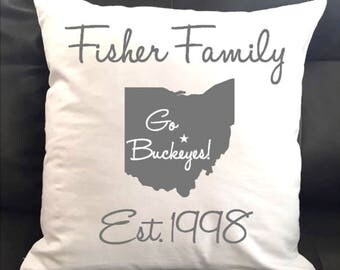 ohio state pillow | etsy ohio state pillow | etsy