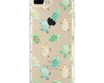 Turtles iPhone 7 case, iPhone 6s case, iPhone 6 case, top seller transparent clear iPhone case