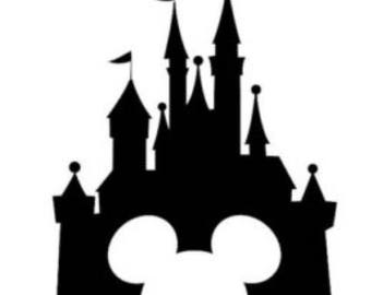 Castle vinyl sticker. Disney castle sticker.