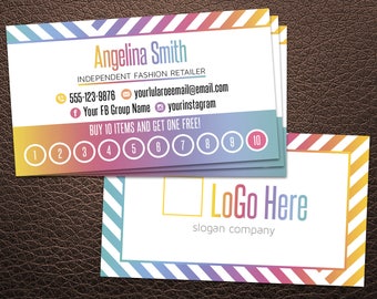 Lula Punch Card, Reward Cards, Home Office Approved (fonts, color), Free Personalize, llr marketing, llr Digital Card, LLR Punch Card #4