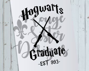 Hogwarts Graduate - Harry Potter SVG PNG Files