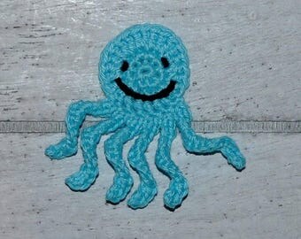 1 Octopus - Octopus - patches - crochet - application