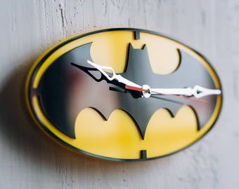 Wall Clock Batman Decor bat man batman cosplay batman decorations batman kitchen bat girl birthday gift bat mask arkham asylum emblem