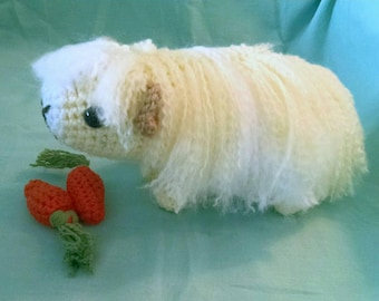 Long-haired Crochet Guinea Pig Plush