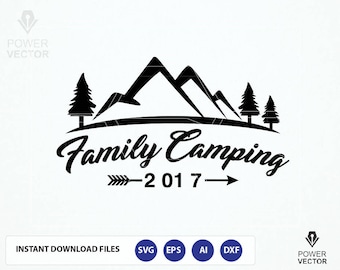 Download Camping stencil | Etsy