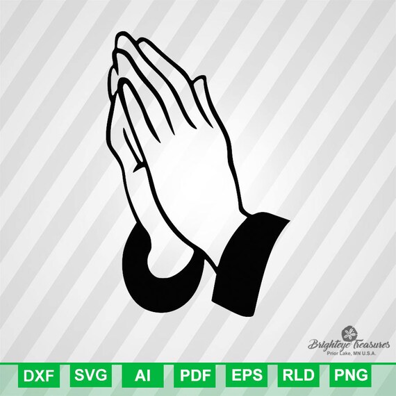 Download Praying Hands - Dxf Svg Ai Pdf Eps Rld RdWorks Png Jpg and ...