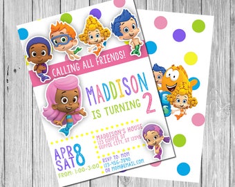 Bubble Guppies Invitation (Digital)
