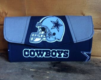 Necessary clutch wallet/NCW/Clutch/ accordion wallet/ wallet/Dallas cowboys