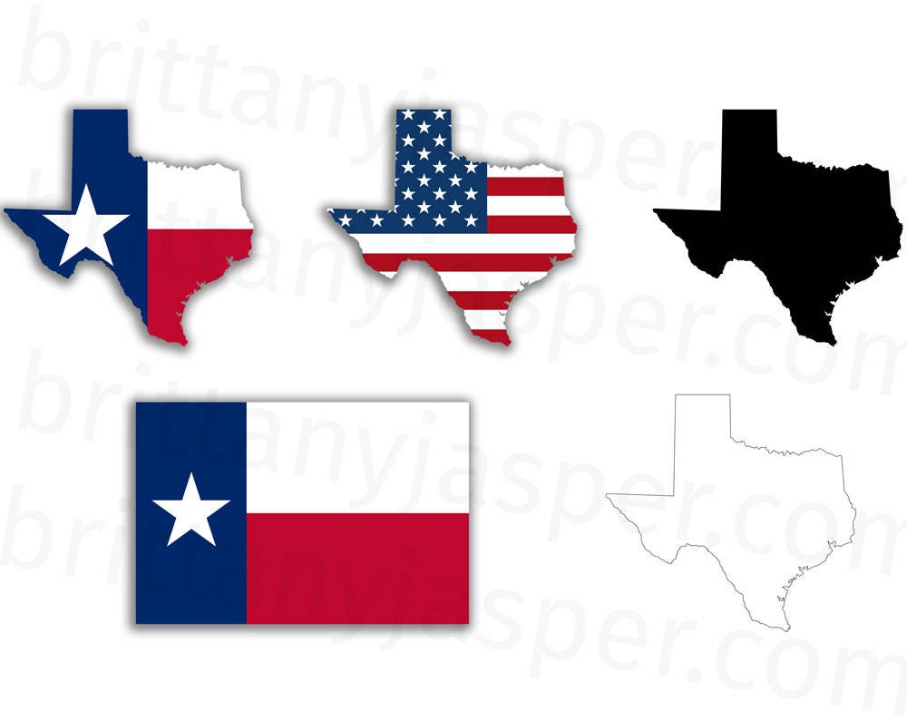 Download Texas State Flag SVG Vector Clip Art - Cutting Files for ...