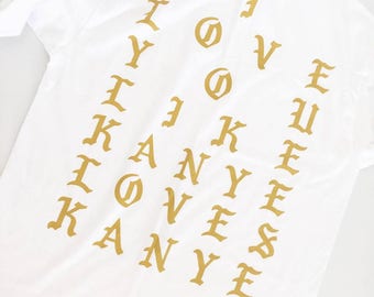 I love you like kanye loves kanye New York Long Sleeve T-Shirt, Pablo New York T-shirt, Yeezy, Yeezus Tour Shirt, Pablo Merch