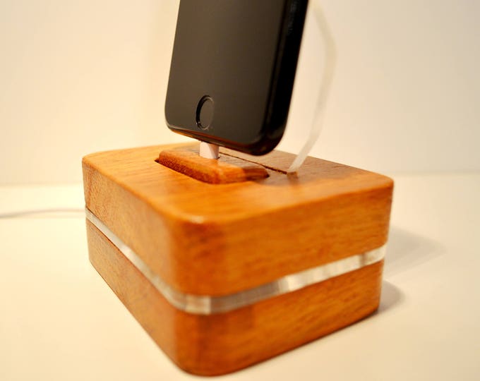 iphone ipad charging station docking station stand wooden station, iphone 5, 6, 7, 8