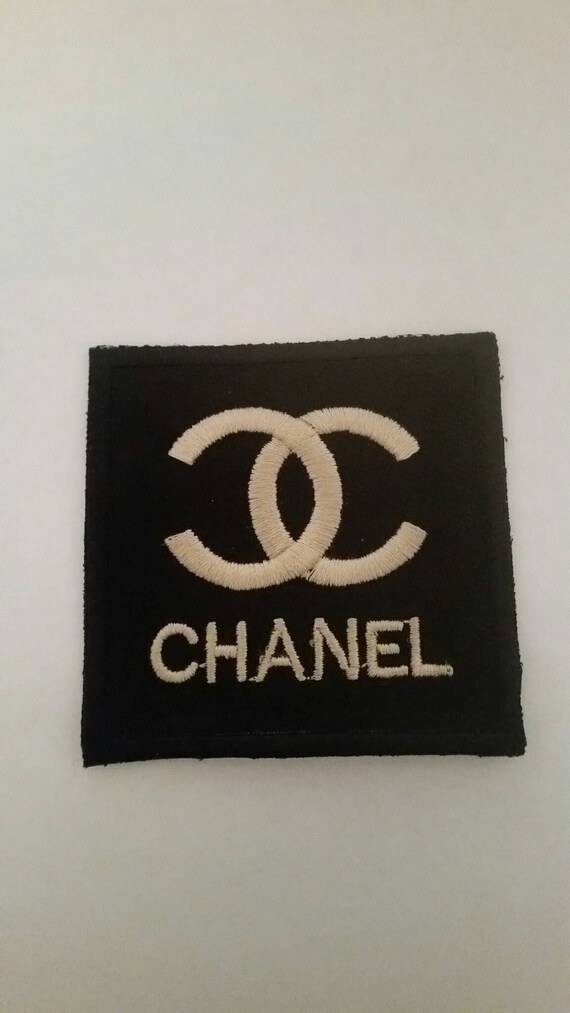 Chanel Logo Embroidery iron sew on patch badge