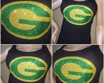 green bay packers bling shirts