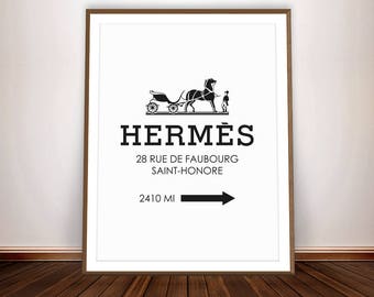 HERMES Paris * Hermes Poster Hermes Print Fashion Design Grafic Design Hermes Art Graphic Art Brands Fashion Paris Bedroom Decor Fashion Art