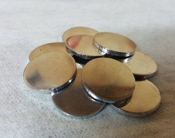 3/4" 14g aluminum blank disks (25 pack)
