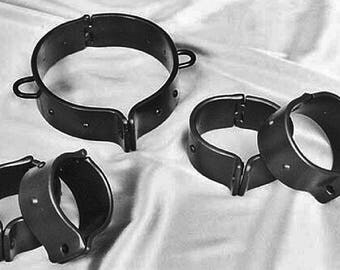 Terginum BDSM Bondage SET shackles-alloy fesseln hand fesseln foot fesseln collar Maßanfertigung