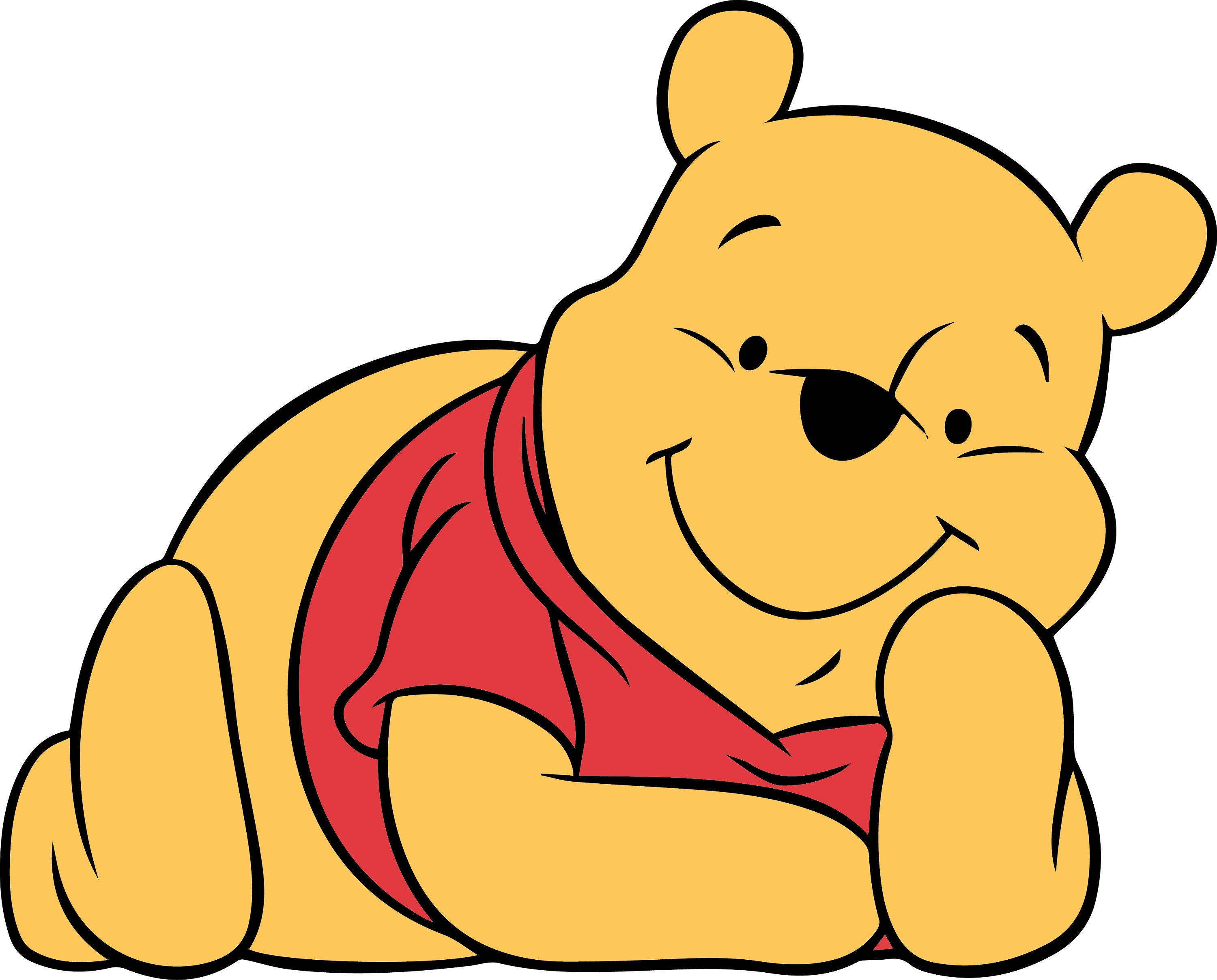 Download Pooh Bear Svg/Eps/Png/Jpg/Cliparts,Printable, Silhouette ...