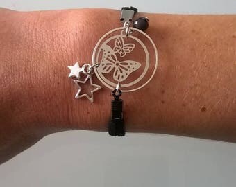 Set, bracelet, necklace and earrings