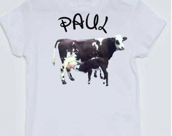 T-shirt boy transfer cow and her calf