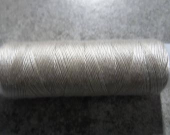 Sewing thread spool light gray