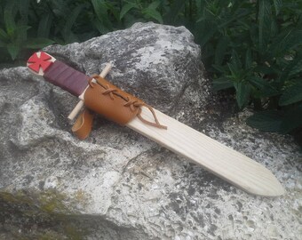 Wooden Toy: the small ash Templar sword