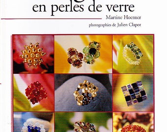 Book ring martine hoerner glass beads