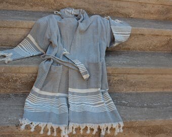 COTTON BATHROBE,Bathrobe Turkısh,Peshtemal,Turkish Cotton Bathrobe