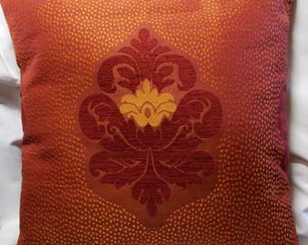 Cushion cover pattern Arabesque jacquard fabric