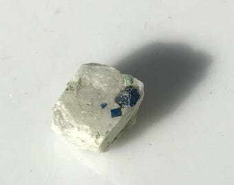 Rare cluster of Boleites on white crystal matrix from Baja California, Mexico