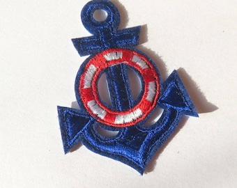 Anchor fabric sewing patch applique