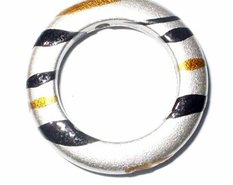1 Pearl ring drilled gray Pinstripe AP250 23mm