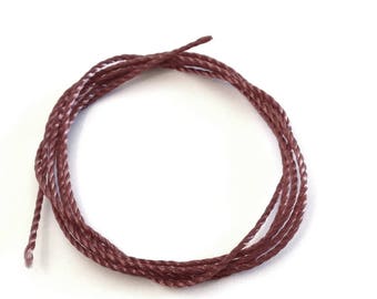 DARK X 4M CORD 0.8 MM BROWN NYLON THREAD