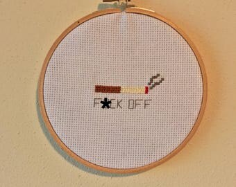 Sassy cross stitch Etsy Sassy stitch cross