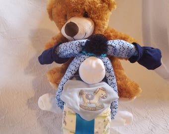 Custom Made Motorcycle Diaper Cake