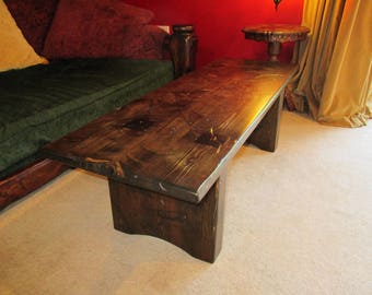 Unique handmade coffee table. Made from 100% reclaimed