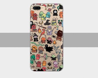 Harry Potter phone case clear silicone case iPhone 7 cover Harry Potter cover iPhone 7 Plus case iPhone 6s cover iPhone 7 silicone case