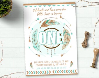 Boho invitation | Etsy