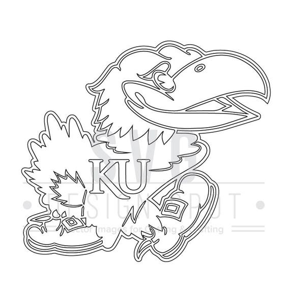 University of Kansas Logo Svg, Dxf, Eps, Png - NCAA Svg Files, College ...