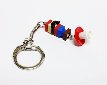 Micro 8 Bit Plumber Keychain