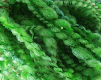 Lumineuse: art yarn handspun