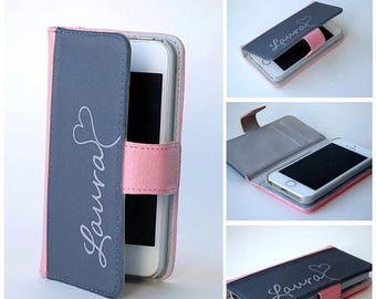 ON SALE Personalized Wallet Phone Case, iPhone Wallet Case, iPhone 5 Wallet Phone Case, iPhone 5s Wallet Phone Case, iPhone 5c Wallet Phone
