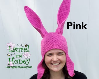 Bunny Rabbit Hat with POSE-ABLE EARS ~ Made-to-order