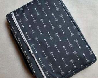 Bible Cover Custom Gray Arrows