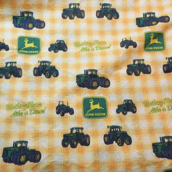 2 1/2 Yards John Deere Cotton Fabric for Sewing Quilting Crafts Nothing ...