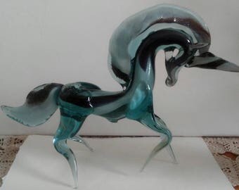 murano glass unicorn