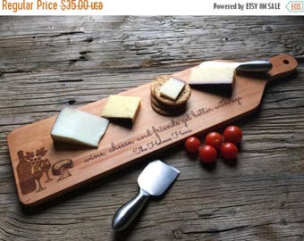 ON SALE Personalized Cheese Board, Bread Board, Charcuterie Board Personalized Gift, Wedding Gift, Anniversary Gift, Housewarming Gift