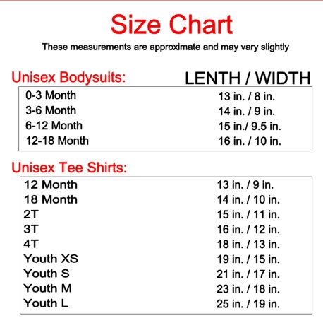 turtle shirt size chart