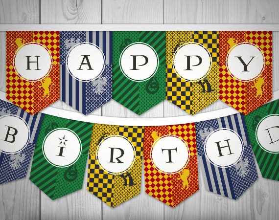 Harry Potter Inspired Party Printables // Happy