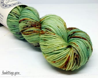 Ewetopia DK, Hand dyed yarn, Superwash Merino Wool, 231 yds/ 100g: Garden Gate.