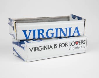 Virginia license plate box - father's day gift - gift for mom's dad's and grad's - teacher gift - graduation gift - graduation gift box